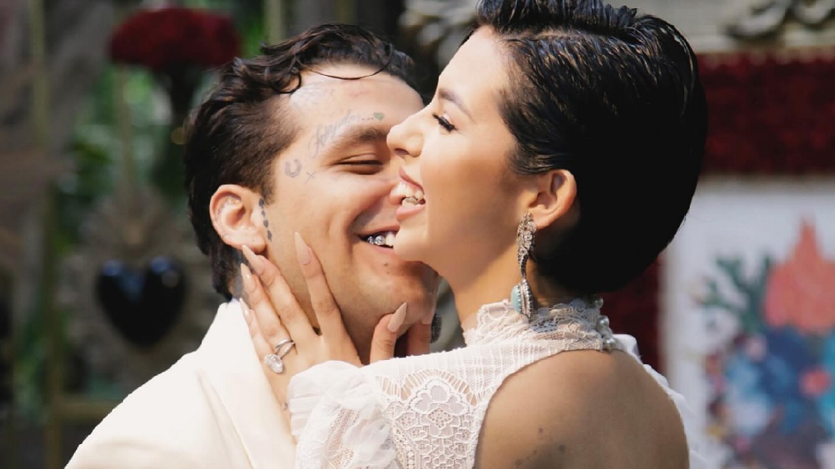 Nodal y Ángela Aguilar boda religiosa