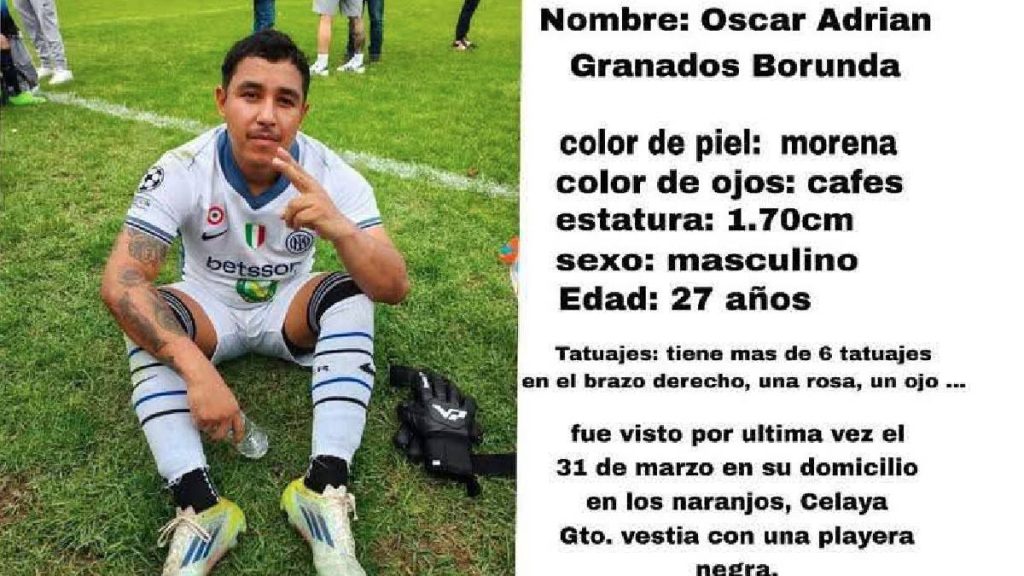 Óscar Adrián Granados Borunda desaparecido
