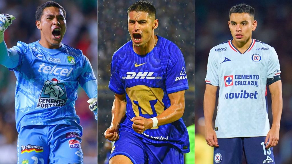 Óscar García, Guillermo Martínez y Carlos Rodríguez. MexSport.