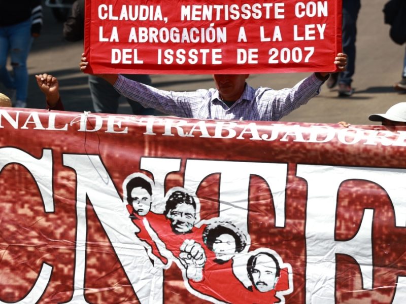 “¡No rodará el balón si no hay solución!”: Alista CNTE paro nacional para el Mundial