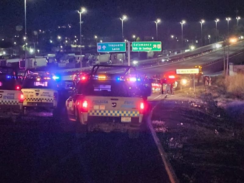 Movilización en el Libramiento Sur de Salamanca tras reporte de disparos