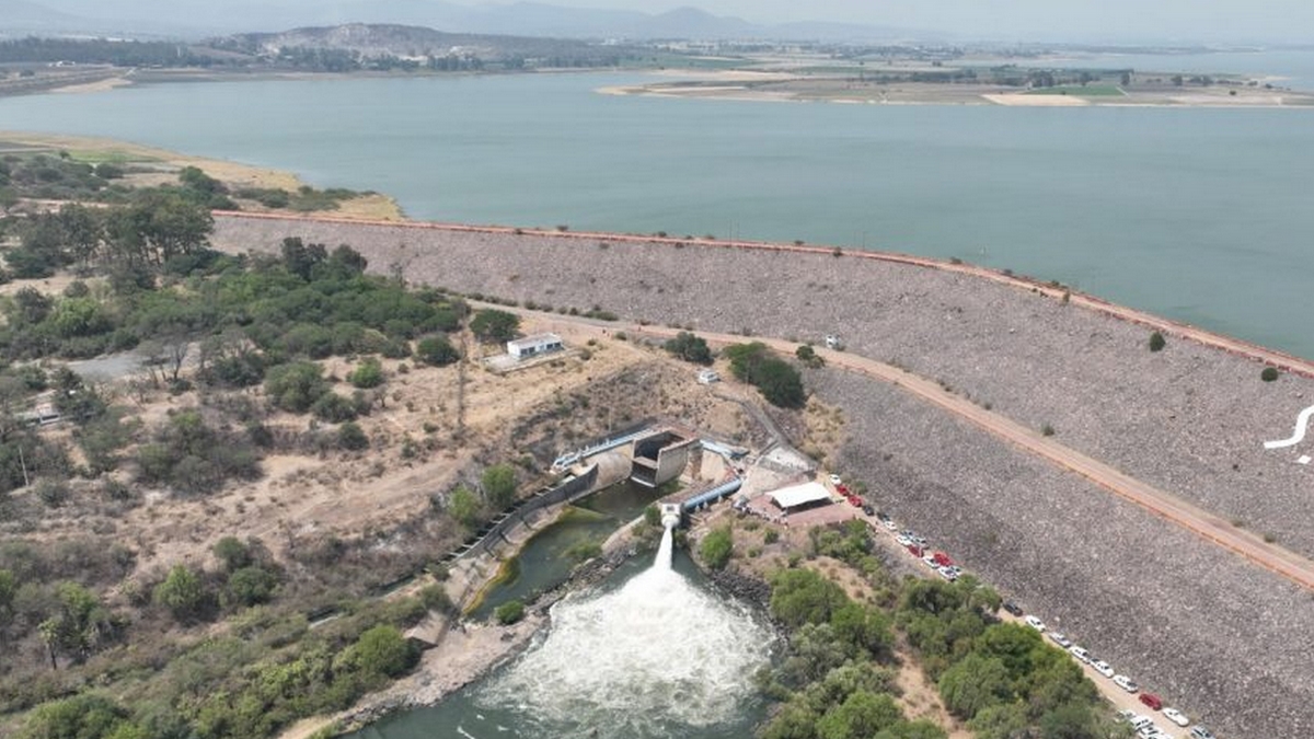 Presa Solís en Guanajuato está al 102% de su capacidad