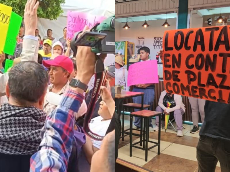 Encaran a alcalde de Salamanca: protestan comerciantes de mercado y familiares de detenidos