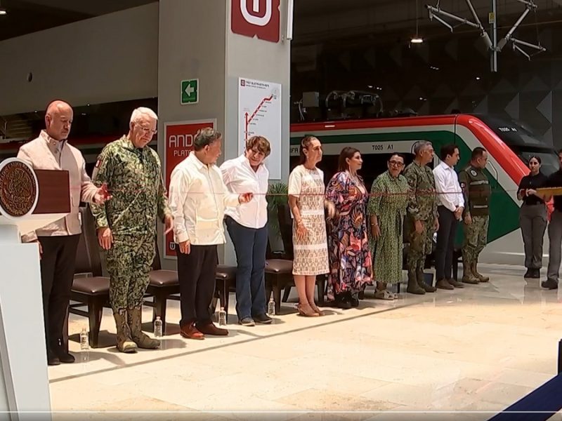Sheinbaum inaugura tramo del Tren Suburbano al AIFA tras reconocer retrasos por ‘problemas sociales’