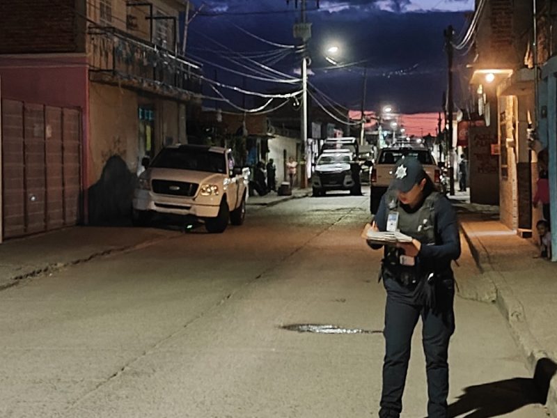Hieren a hombre en ataque a balazos en la colonia Guanajuato