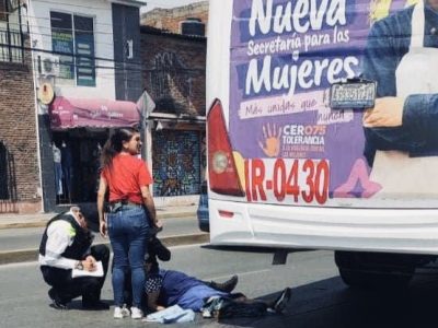 Camión arrolla a mujer de 81 años frente a la central del autobuses de Irapuato