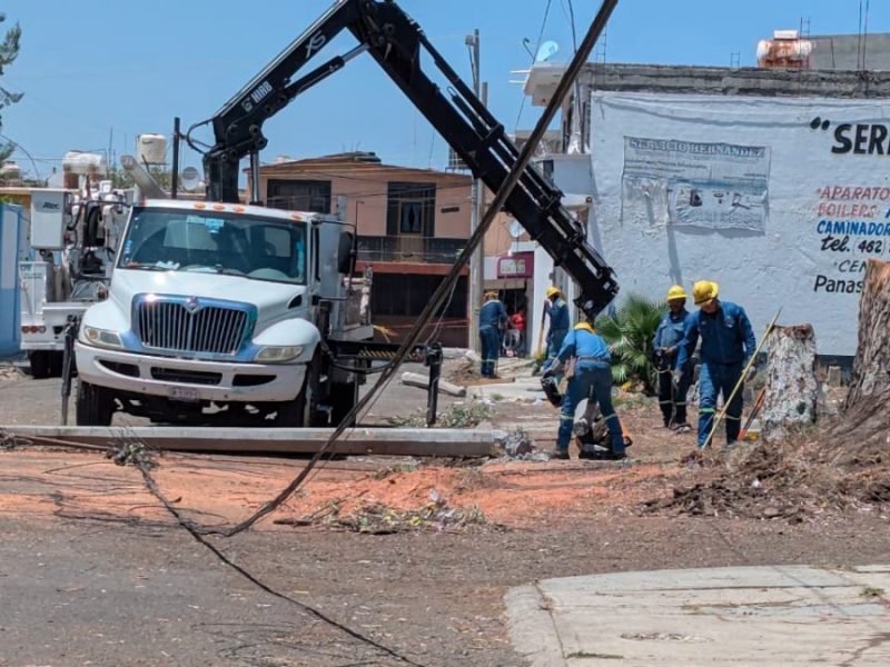 Algunas colonias de Irapuato cumplen 48 horas sin energía eléctrica; Alcaldesa señala tardanza de CFE