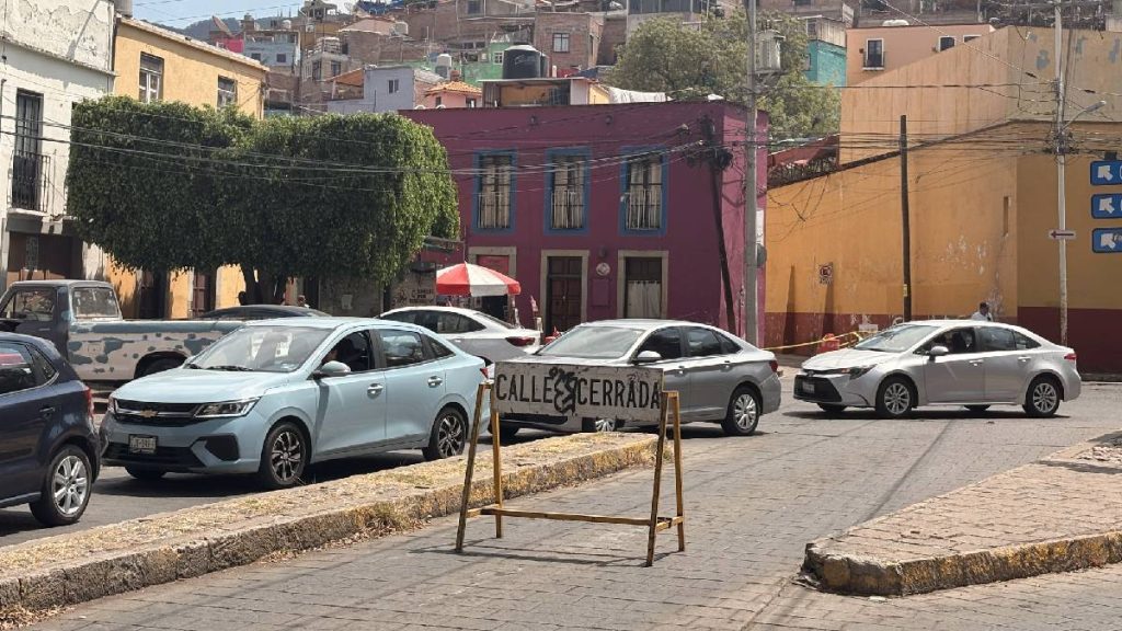 cierres viales Guanajuato capital
