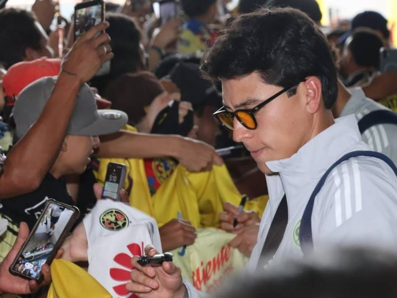 Fiesta azulcrema en León, el América listo para medirse a la Fiera y lo reciben cientos