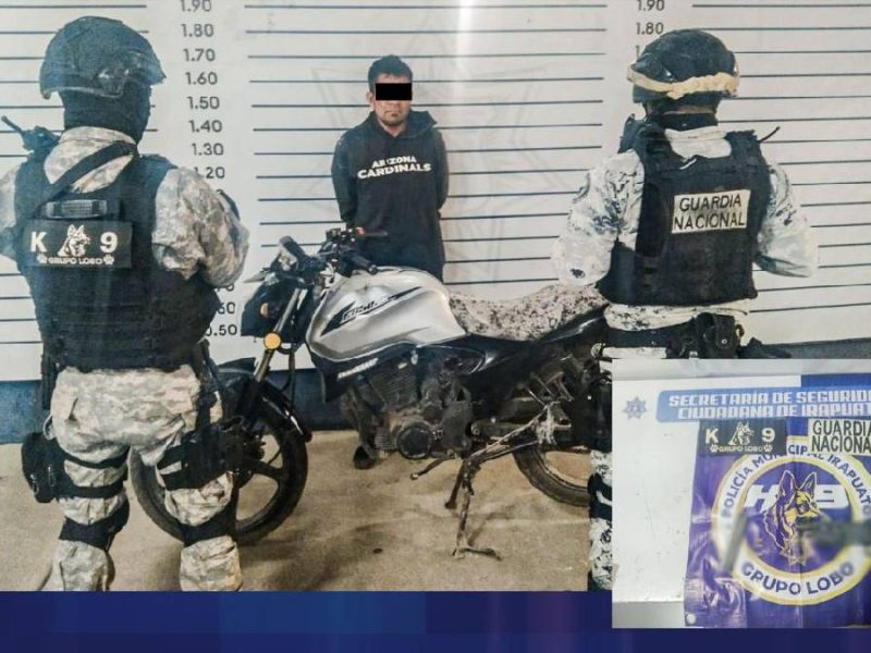Cae en Irapuato hombre con 23 arrestos previos; ahora portaba un arma