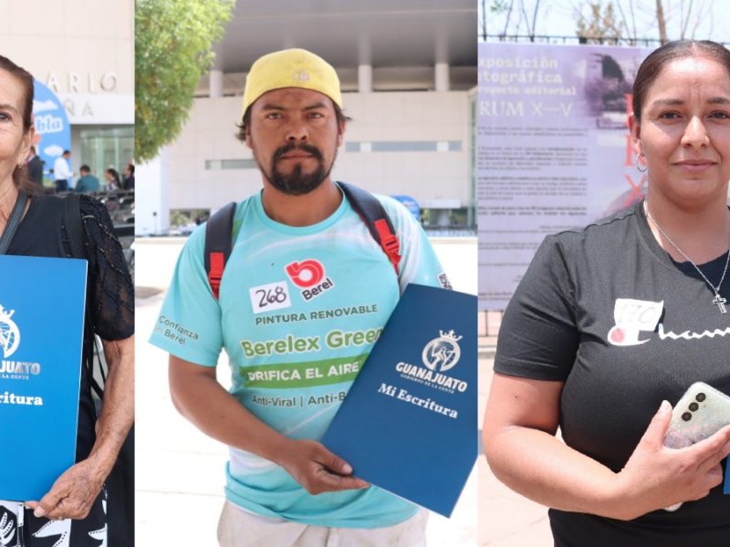 Entregan 300 escrituras en León con el programa Papelito Habla