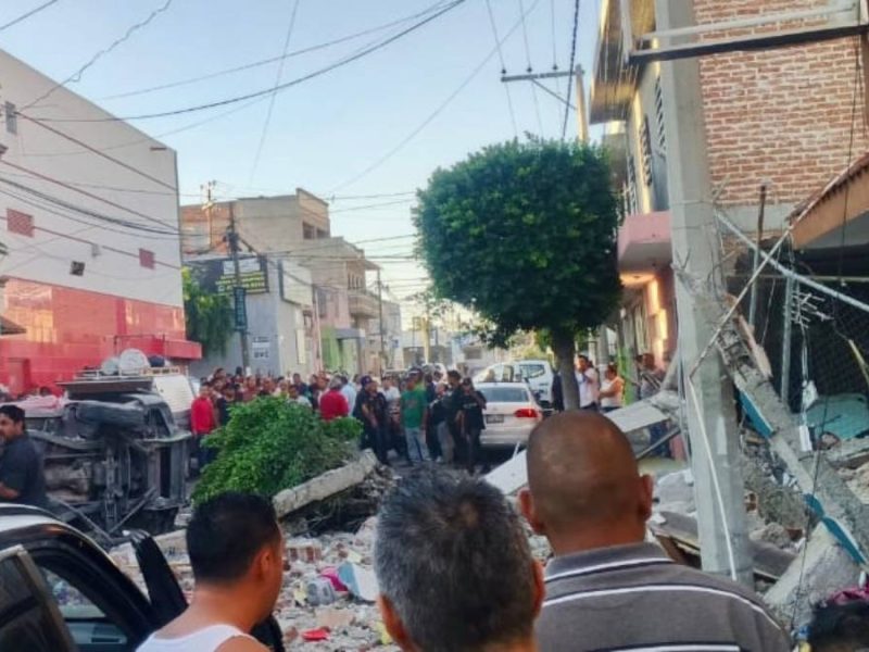 Tanque de gas explota y destroza casa en Lomas de Vista Hermosa, en León; hay seis heridos