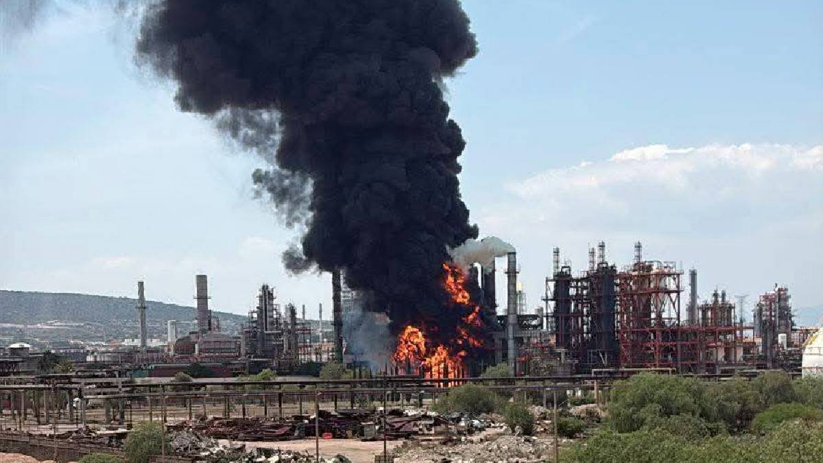 Explosión refinería Tula