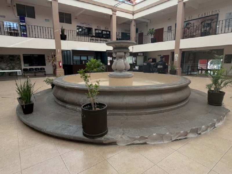 Reparación de la fuente de Presidencia en Celaya le costará al Municipio 377 pesos del deducible