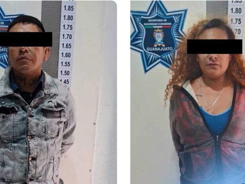 Operativo sorpresa en Guanajuato capital deja dos detenidos con cientos de dosis