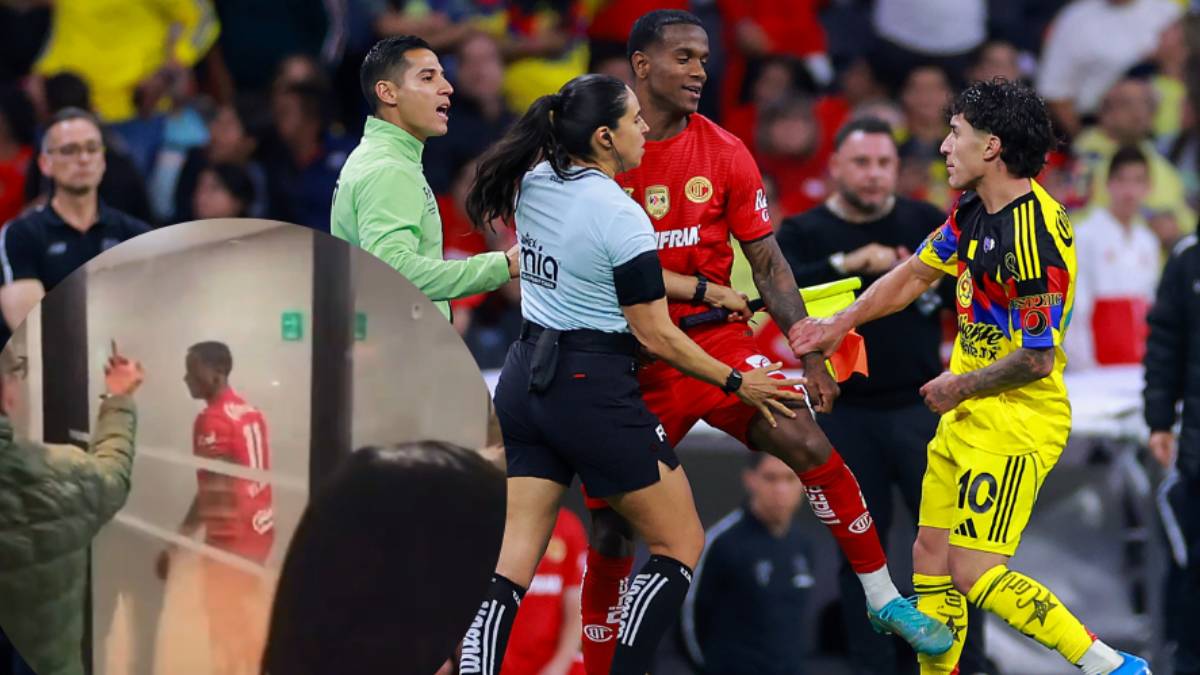 VIDEO: Henry Martín y Helinho protagonizan aparatosa pelea tras el América VS Toluca - Mexsport - Captura.