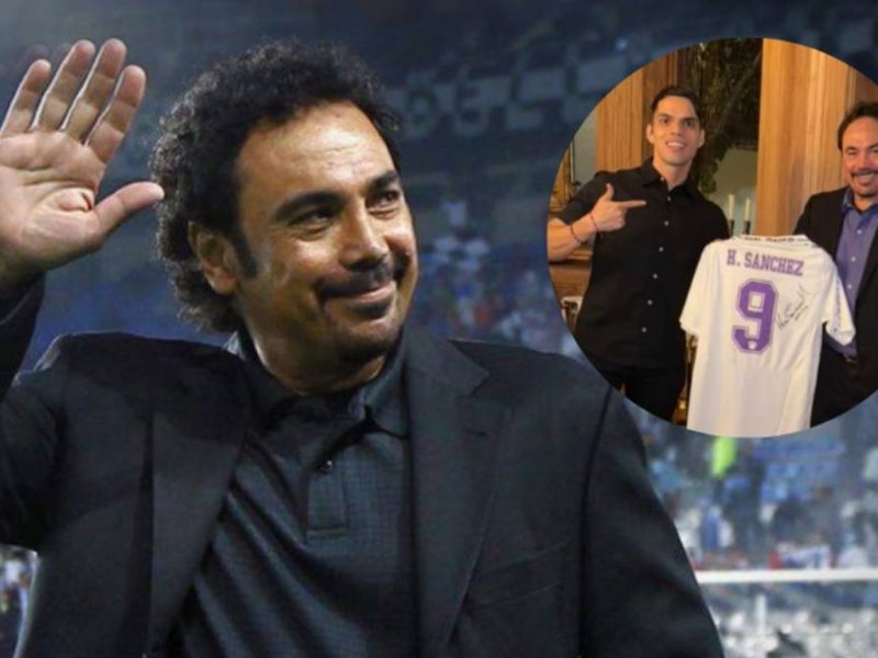 Hugo Sánchez se reúne con Joseph Lazcano, el aficionado que restauró su placa en Madrid