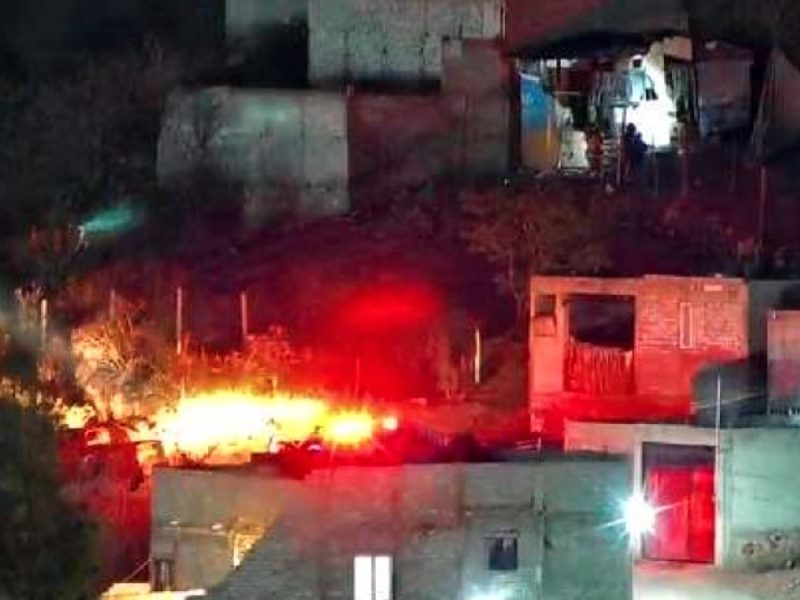 Se incendia casa en cerro Linda Vista