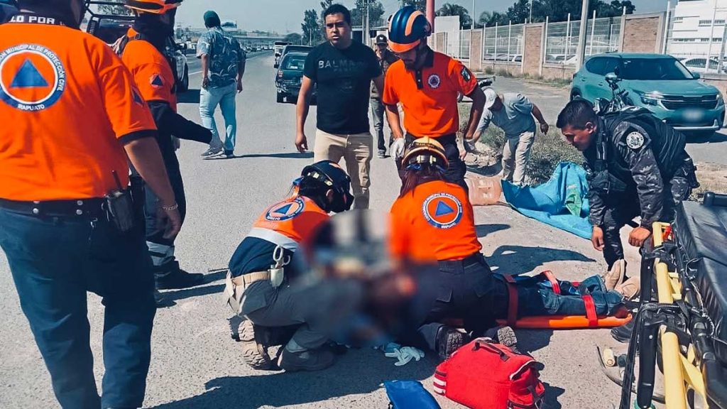 accidente en carretera Irapuato-Silao