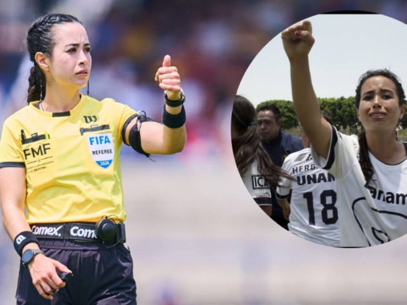 Katia Itzel desata polémica en redes por presunto favoritismo a Pumas frente a Mazatlán