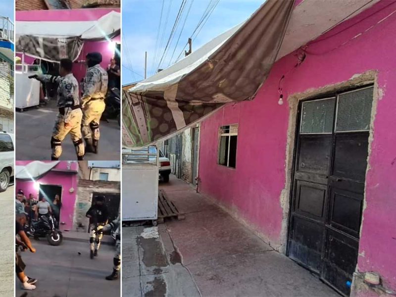 Captan en video cómo guardia nacional balea a joven e hiere a mascota en León I