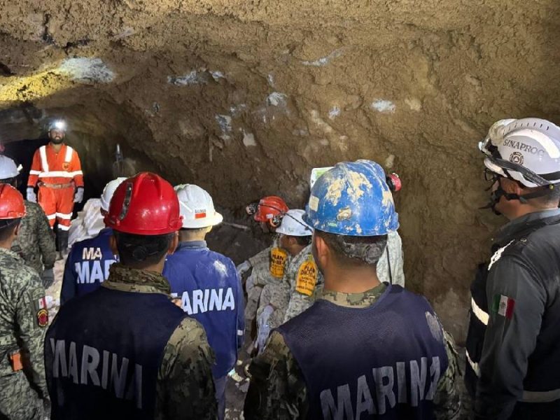 Rescate de mineros en Sinaloa: Trabajos cumplen nueve días entre lodo y riesgo de colapso