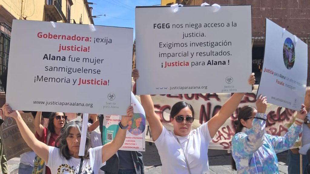 Manifestación Alana San Miguel de Allende