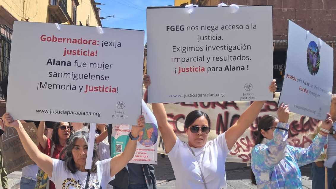 Manifestación Alana San Miguel de Allende