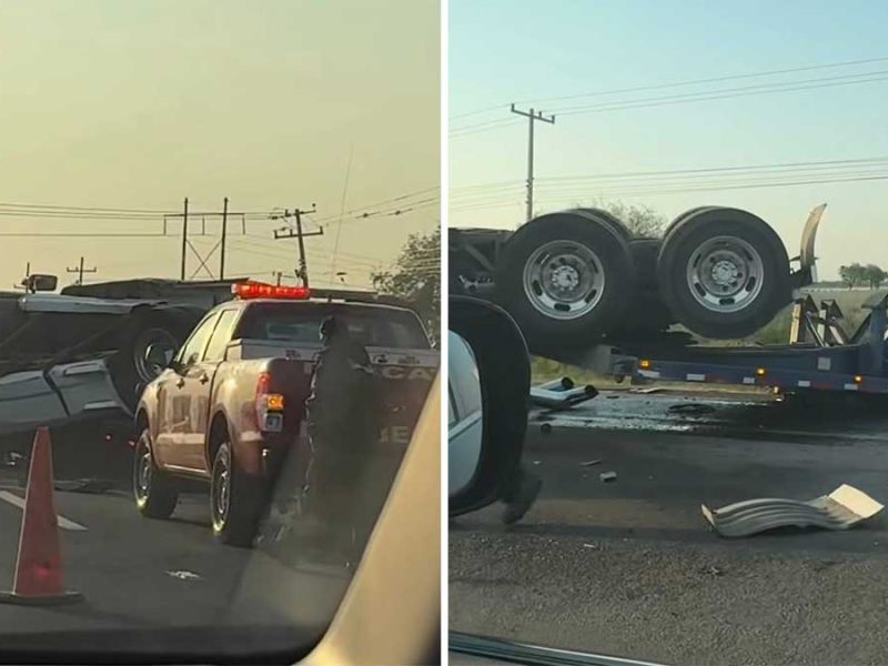 ¿Qué pasó en la carretera federal La Piedad-Pénjamo? Accidente provoca tráfico pesado