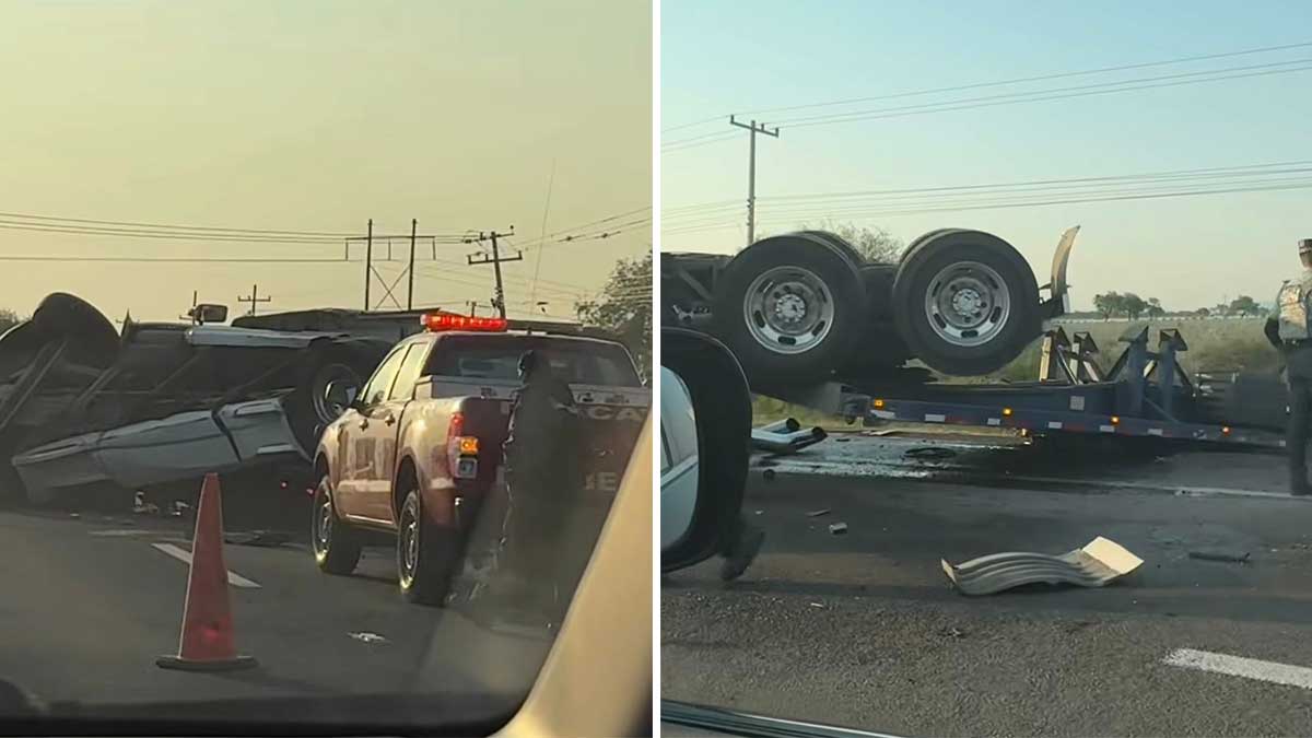 accidente tráiler Pénjamo