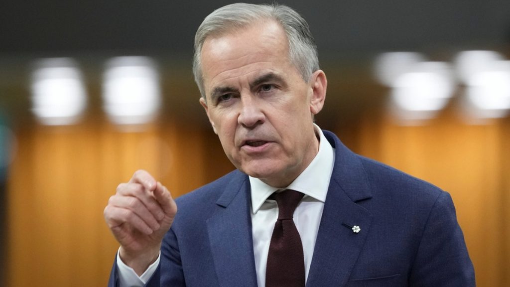 El primer ministro de Canadá, Mark Carney