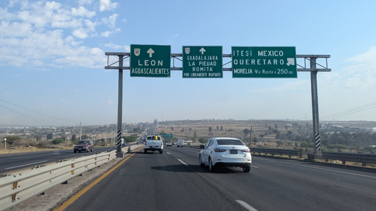 rehabilitación de carreteras en Guanajuato
