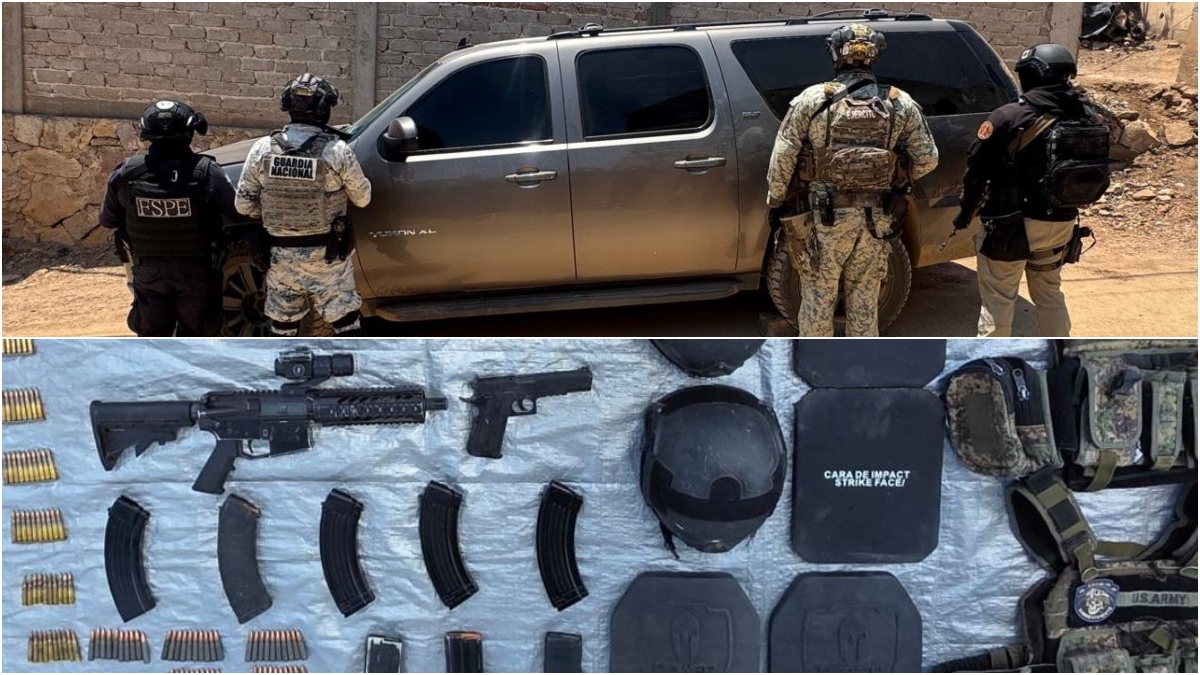 Aseguramiento de armamento en Comonfort