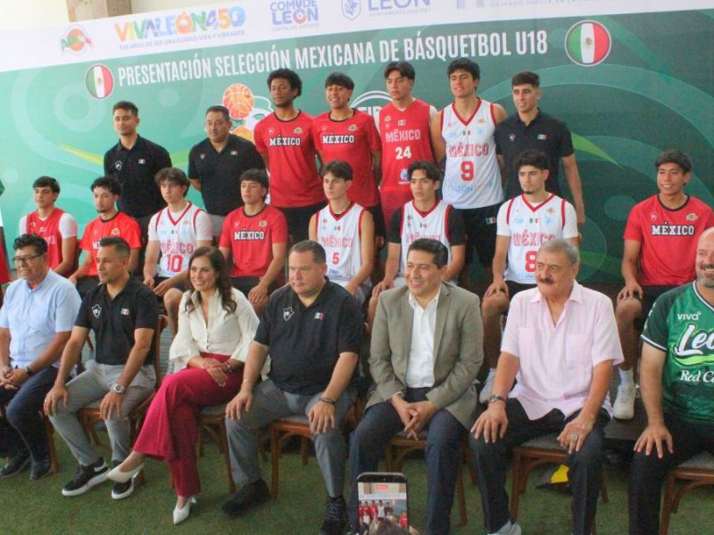 México presenta a sus 12 guerreros para la FIBA U18 Americup 2026 en León