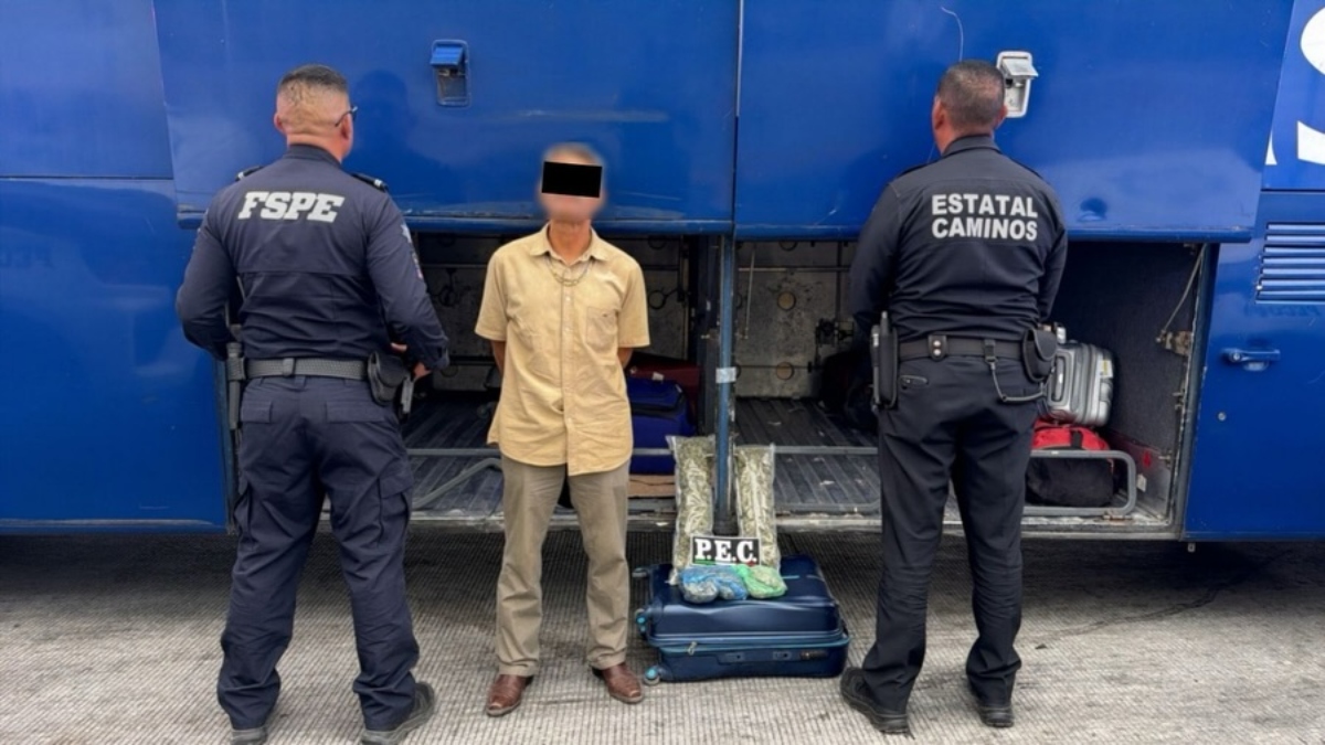 Detención de hombre con cargamento de marihuana