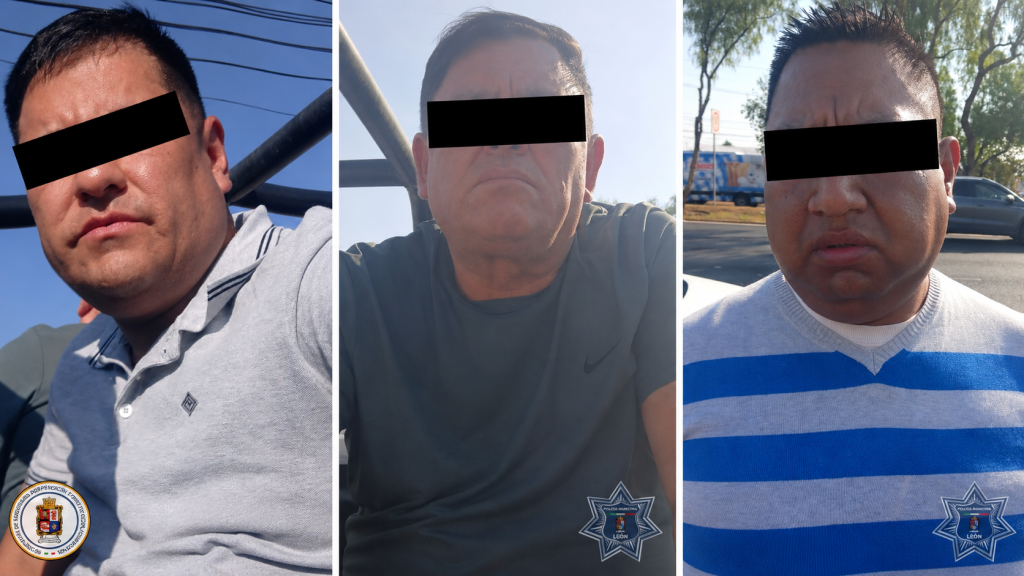 Detienen a tres de CDMX por clonación de tarjetas bancarias en León; uno es buscado por homicidio
