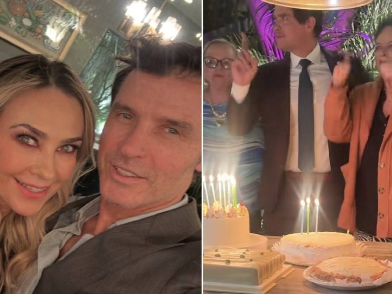Eduardo Verástegui se reencuentra con su ex Aracely Arámbula y hasta cantaron al son de Kairo