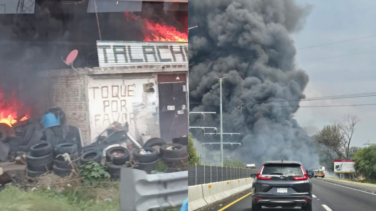 Incendio en Apaseo el Grande
