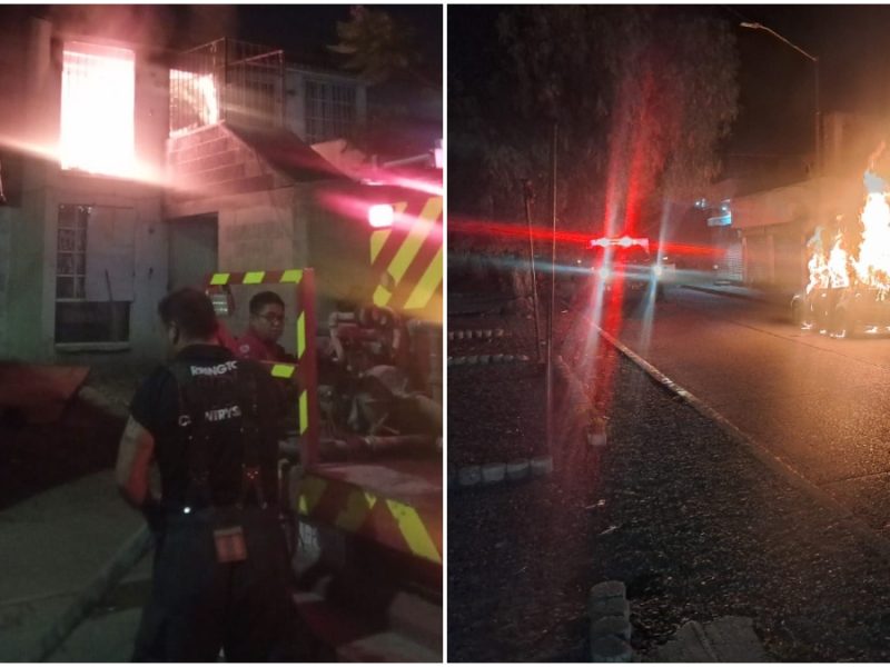 Temen que incendios en Hacienda Don Gu hayan sido provocados; arden casa y carro