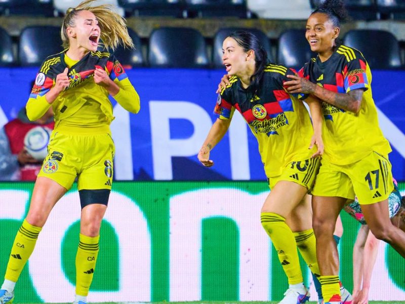 América Femenil golea a Washington Spirit y son campeonas de la Concacaf W