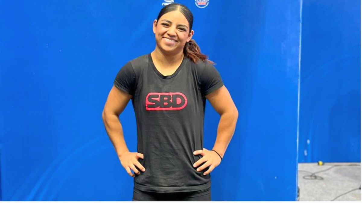 Joseline López en el Campeonato Mundial juvenil. Comude León.