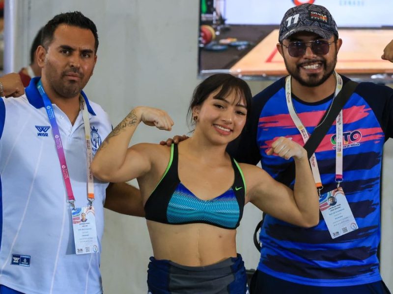 Kelly López obtiene la primera medalla de oro para Guanajuato en la halterofilia de la Olimpiada Nacional
