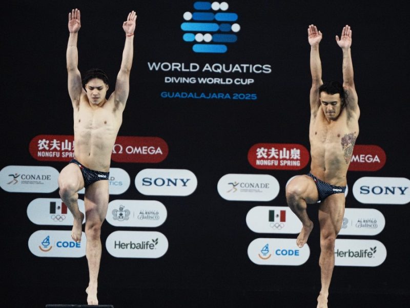 Osmar Olvera gana dos medallas de plata en la Súper Final de la Copa del Mundo de Clavados