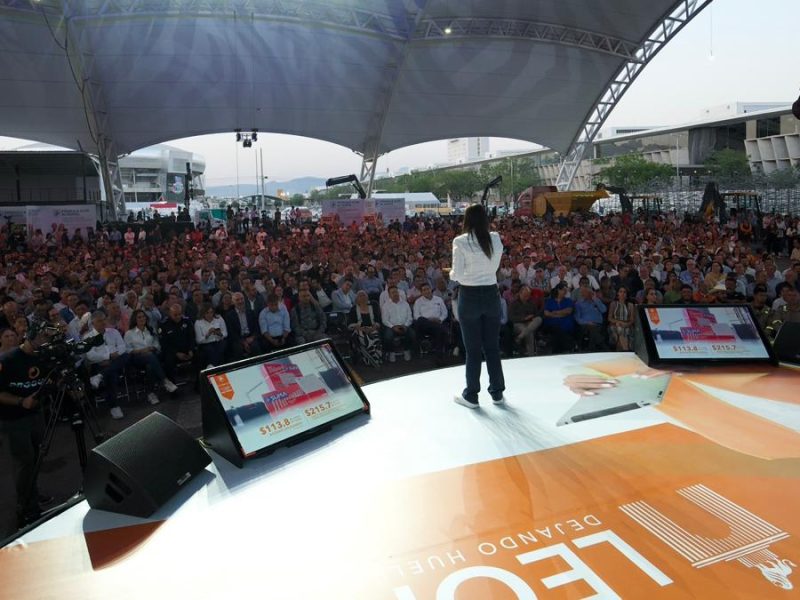 Entre alusiones políticas, Alejandra presenta programa de obras 2026 por 4 mil 174 mdp