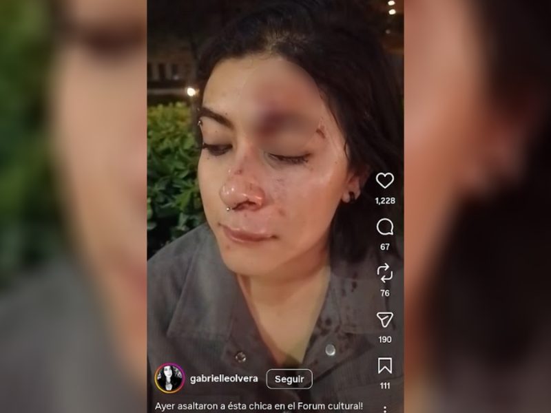 Agreden a mujer con una piedra en entrada a Forum Cultural en León