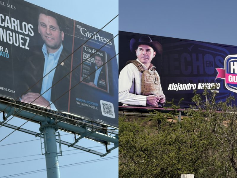 Aparecen anuncios para promocionar a políticos en Guanajuato; faltan meses para campaña electoral