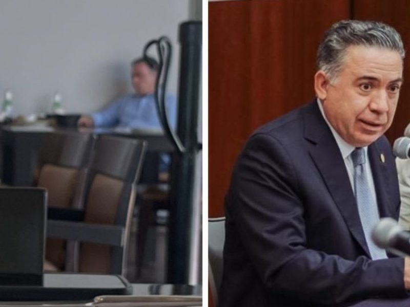 Una comida y dos senadores de Morena: Reaparece Inzunza con Corral en el Country Club de Culiacán