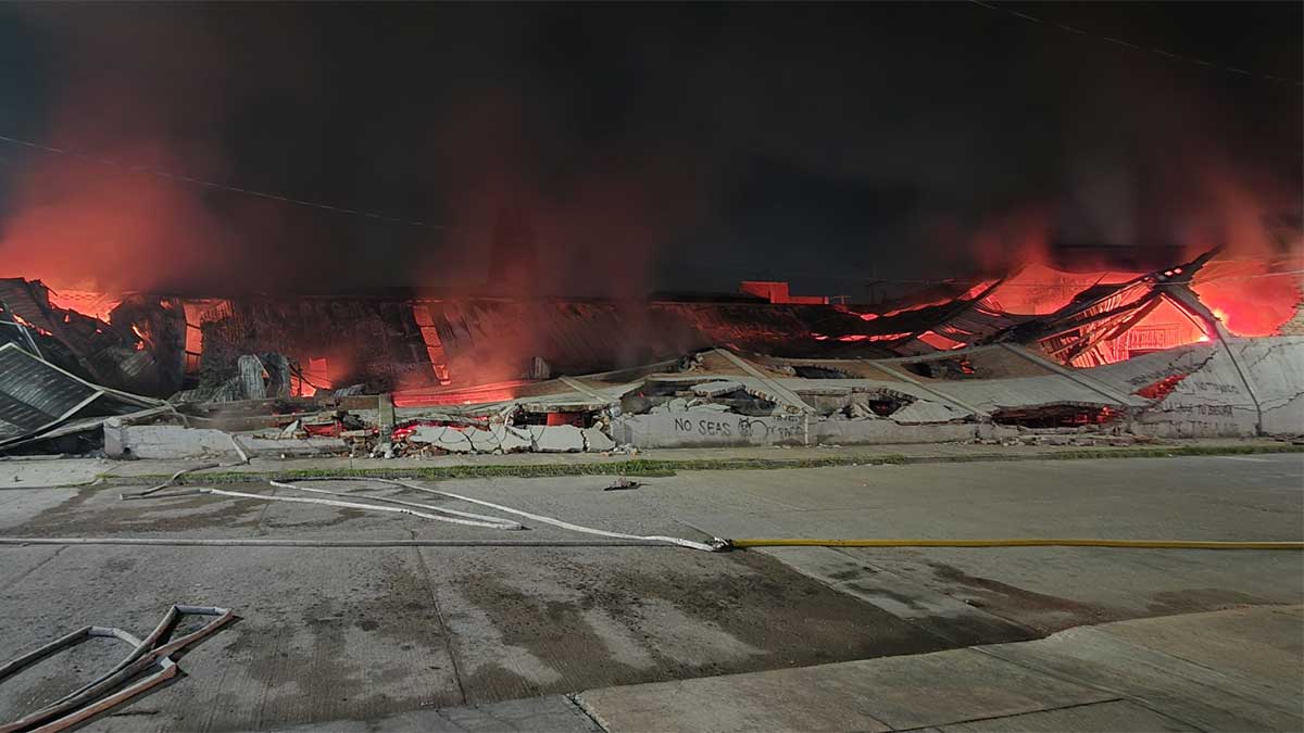 Incendio fábricas San Francisco