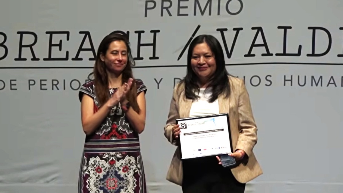 Shayra Albañil reconocimiento para AM
