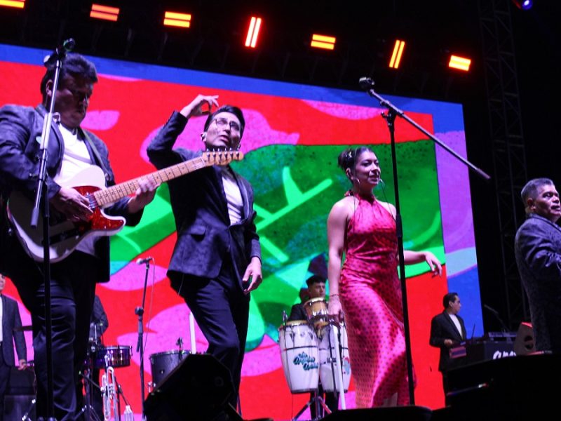 Los Ángeles Azules hacen vibrar a San Francisco del Rincón con noche de cumbia y nostalgia